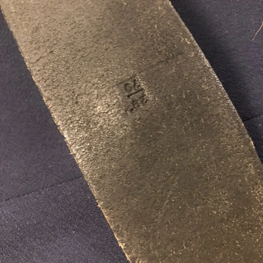 Vintage rare  Ralph Lauren Brass Buckle leather belt